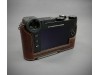 Leather Metal Grip Half Case LC-CL1BR for Leica CL 